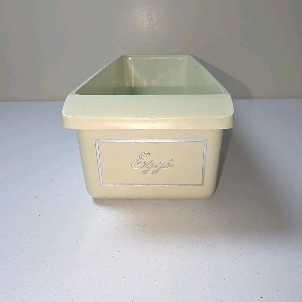 Vintage Antique Egg Tray Refrigerator Atomic Age Container Holder Homestead‎ MCM